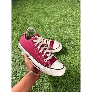 Converse Chuck Taylor All Star Low Top Burgundy Canvas Sneakers Women’s 7.5